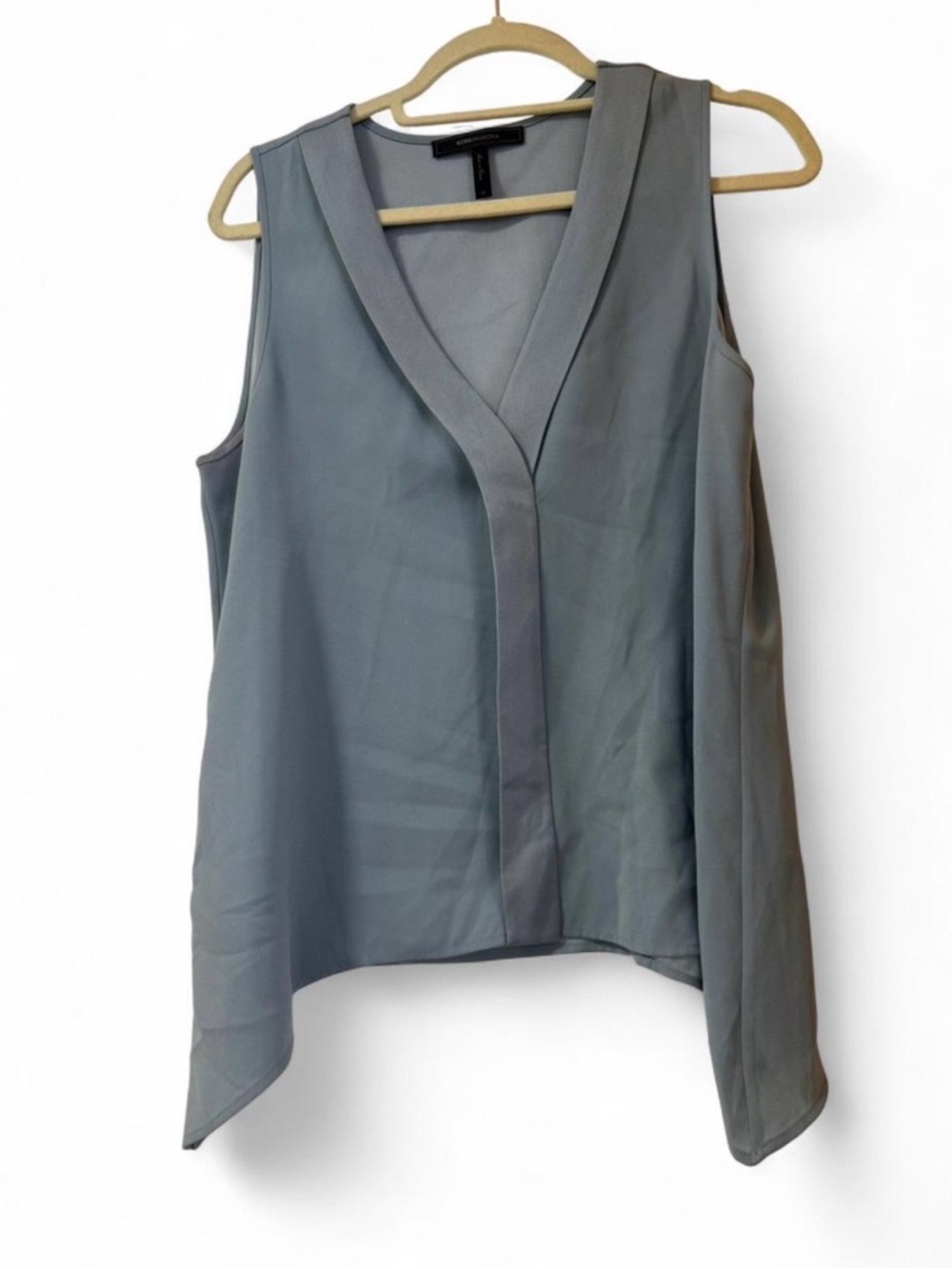 NWOT BCBGMAXAZARIA Sleeveless V-Neck Blouse